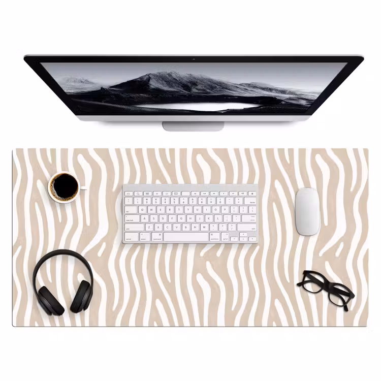 Bureau onderlegger - Abstract - Zebra - Beige — 4
