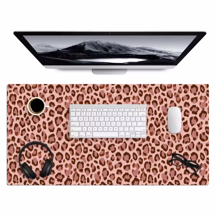 Bureau onderlegger - Luipaard - Patroon - Roze — 4