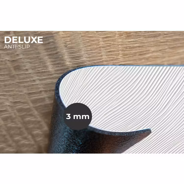 Placemat - 6 stuks - Golven - Ribbels - Wit — 4