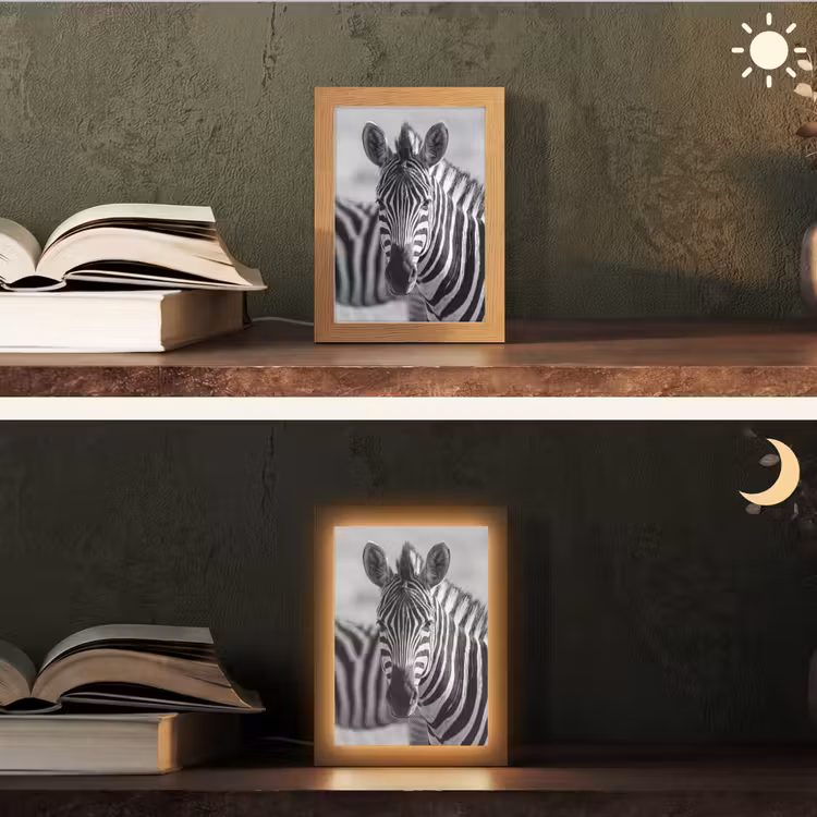Tafellamp - Zebra Kudde Zwart Wit — 5