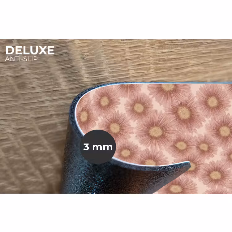 Placemat - 6 stuks - Gerbera - Bloemen - Roze — 4