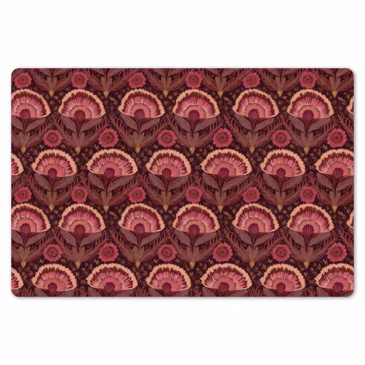 Placemat - 6 stuks - Antiek - Bloemen - Kleurrijk — 7