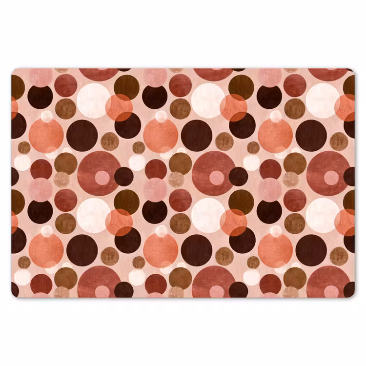 Placemat - 6 stuks - Cirkels - Modern - Kleurrijk — 7
