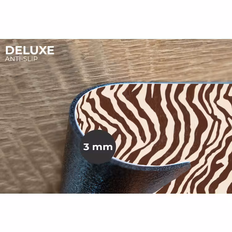 Placemat - 6 stuks - Zebra - Patroon - Zwart - Wit — 4