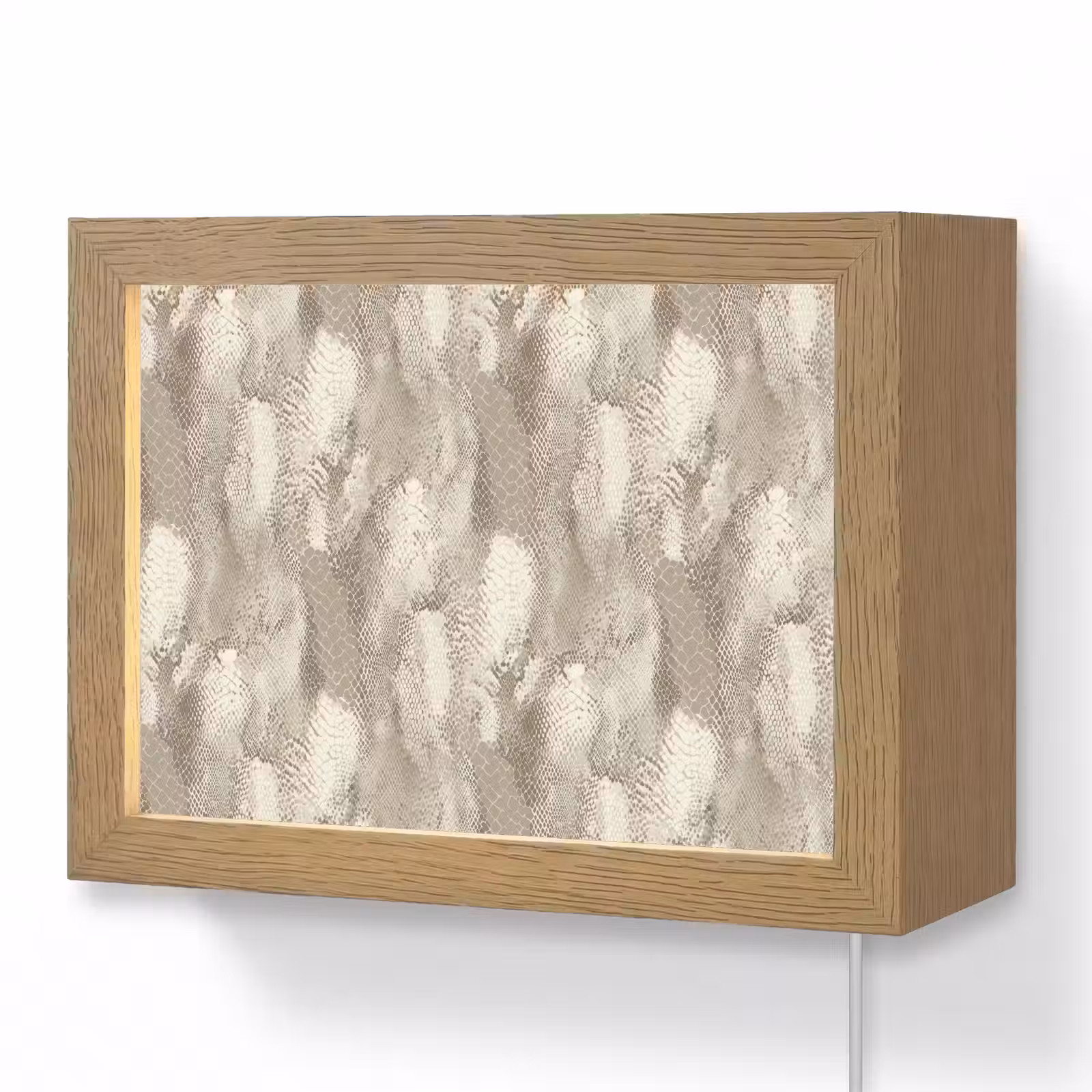 Lightbox - Wandlamp - Slang - Textuur - Zand — 1
