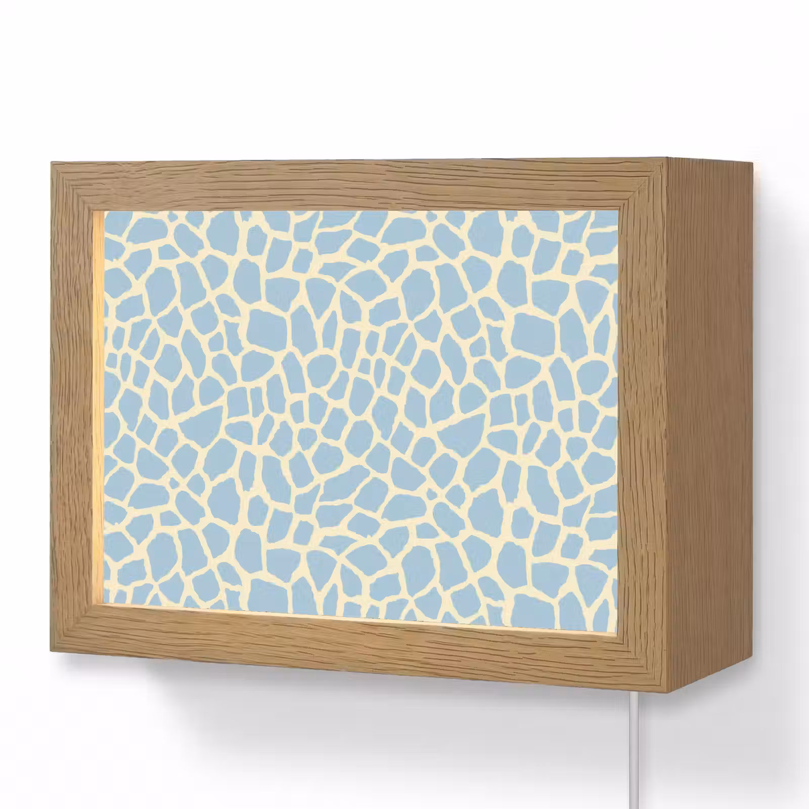 Lightbox - Wandlamp - Giraf - Modern - Blauw — 1