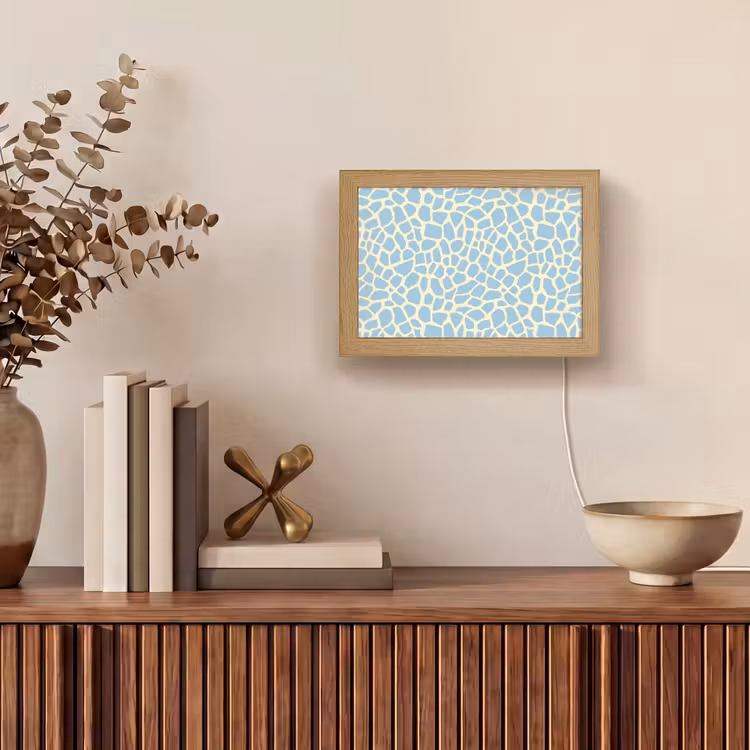 Lightbox - Wandlamp - Giraf - Modern - Blauw — 4