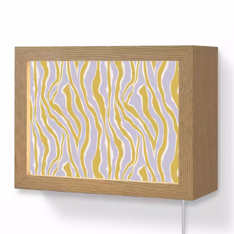 Lightbox - Wandlamp - Zebra - Modern - Meerkleurig — 1