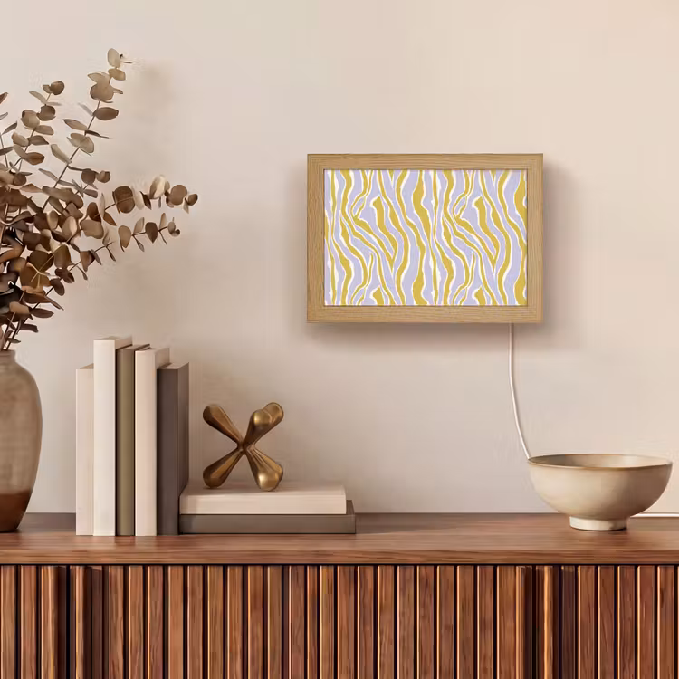 Lightbox - Wandlamp - Zebra - Modern - Meerkleurig — 4