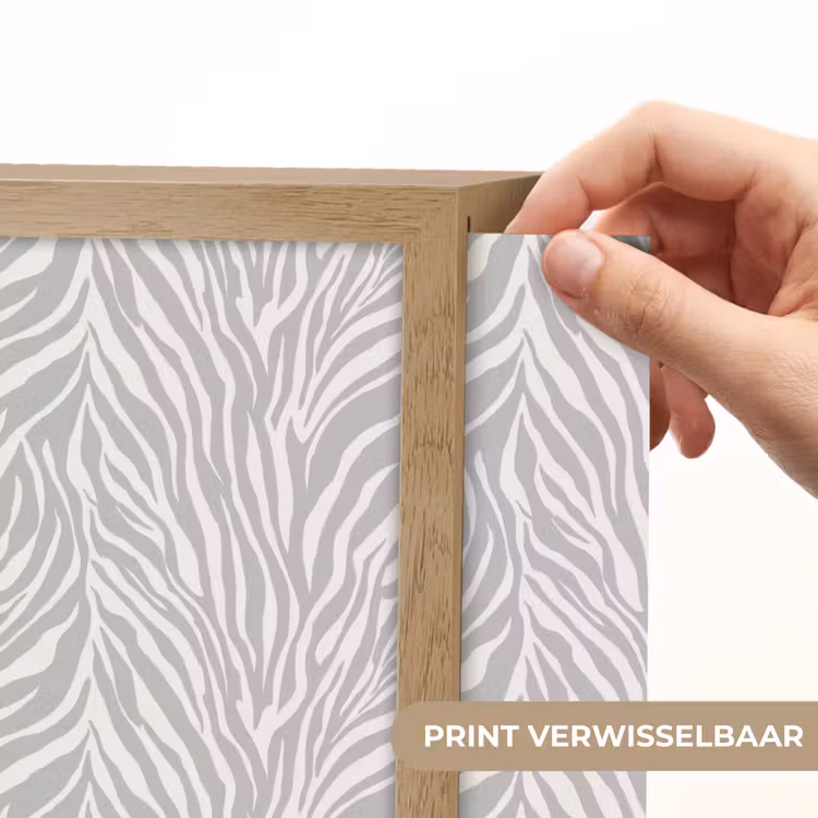 Lightbox - Wandlamp - Zebra - Motief - Grijs — 6