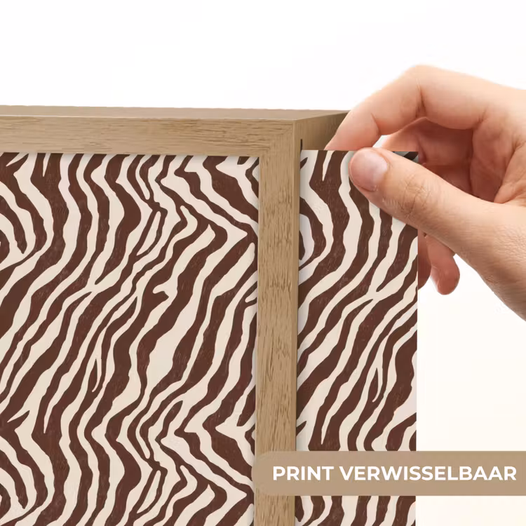 Lightbox - Wandlamp - Zebra - Patroon - Zwart - Wit — 6
