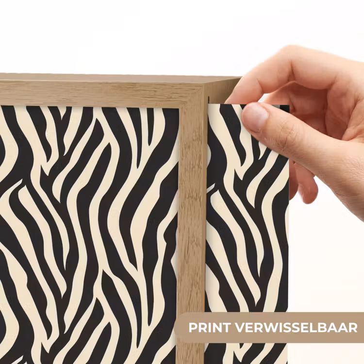 Lightbox - Wandlamp - Zebra - Print - Klassiek - Zwart — 6