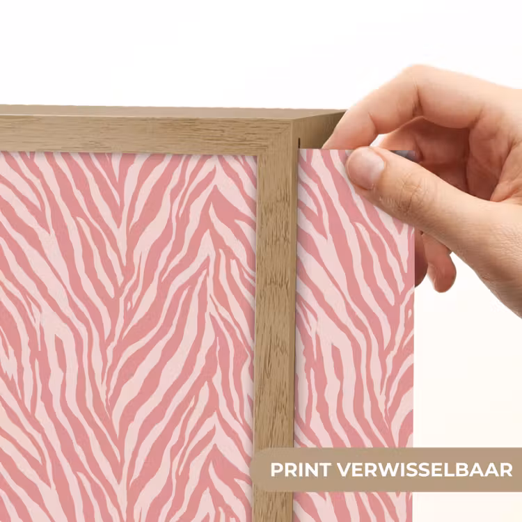 Lightbox - Wandlamp - Zebra - Print - Roze — 6