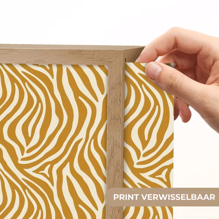 Lightbox - Wandlamp - Zebra - Klassiek - Oker - Geel — 6