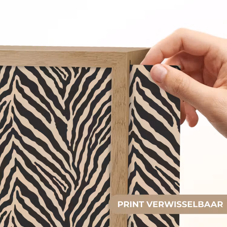 Lightbox - Wandlamp - Zebra - Klassiek - Zwart — 6