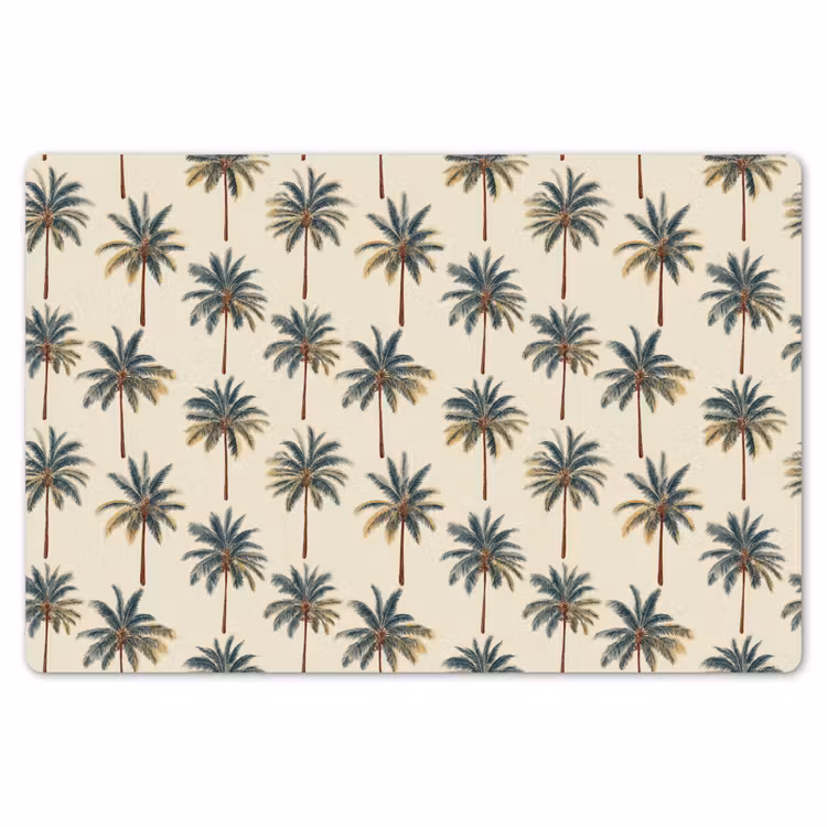 Placemat - 6 stuks - Palmbomen - Tropisch - Groen — 7