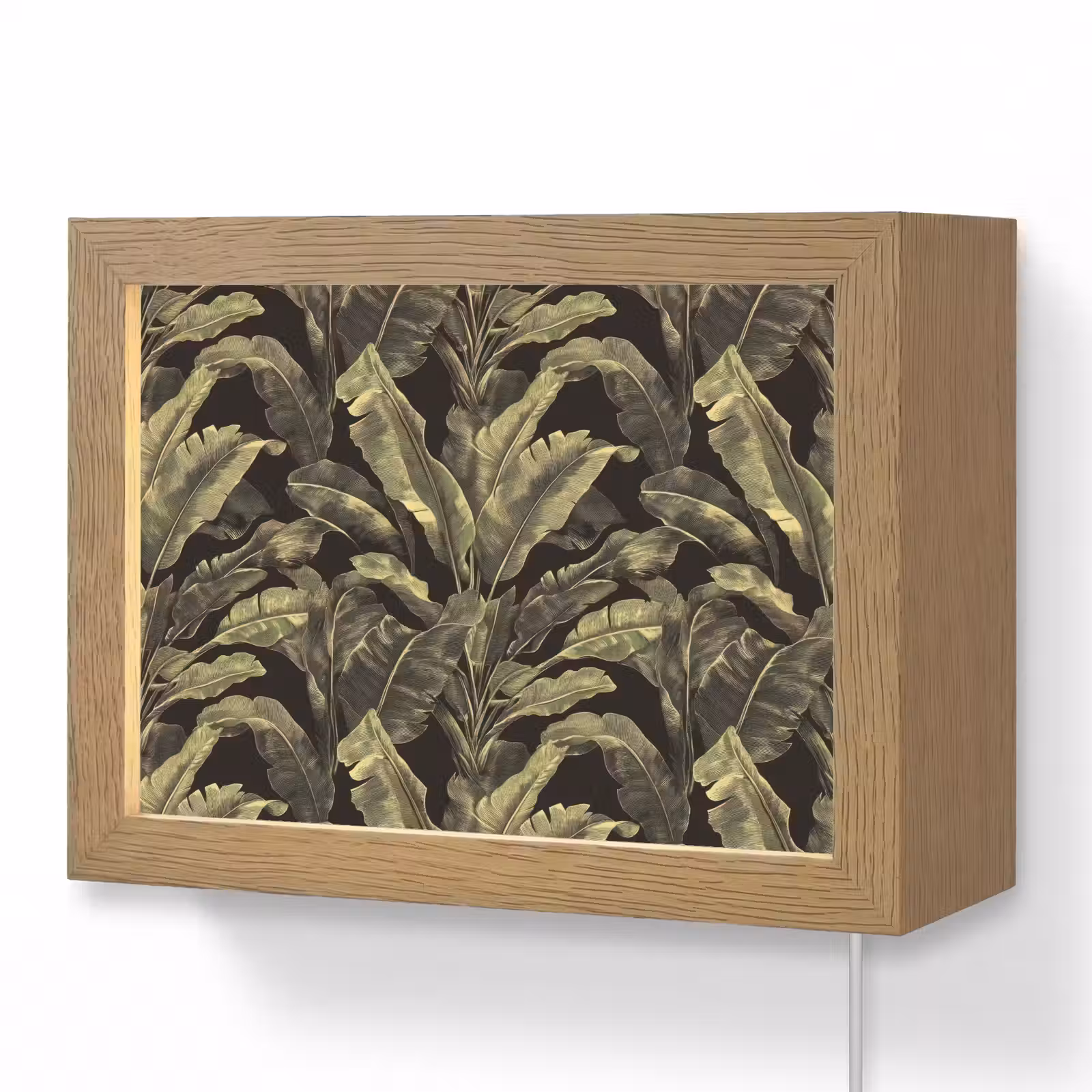 Lightbox - Wandlamp - Botanisch - Bladeren - Groen — 1