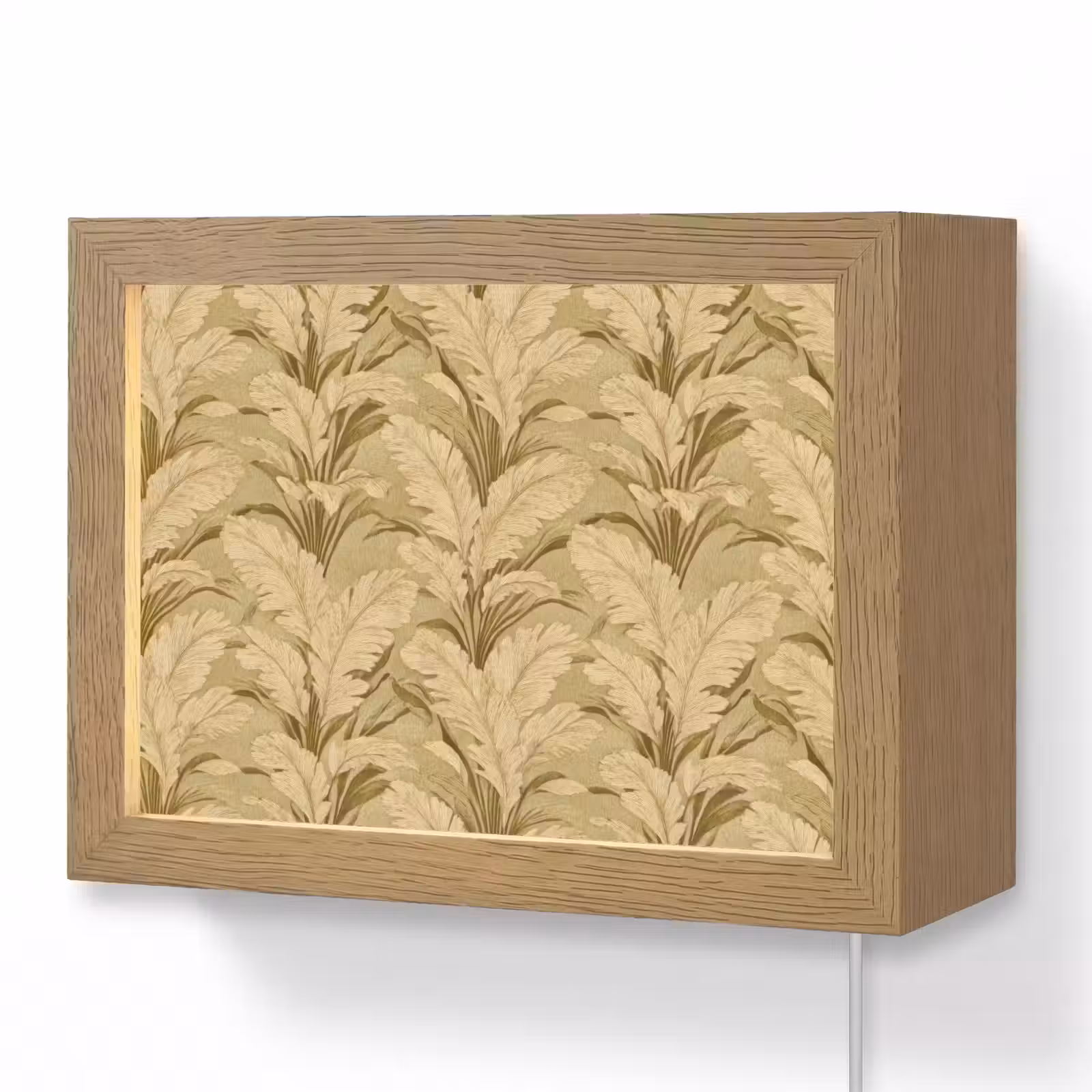 Lightbox - Wandlamp - Palmbladeren - Klassiek - Groen — 1