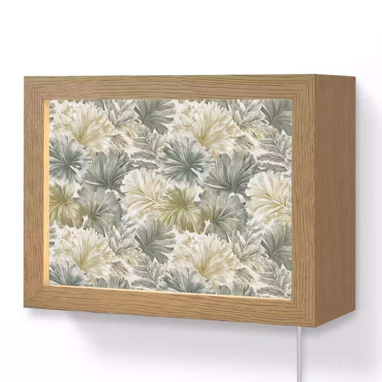 Lightbox - Wandlamp - Bladeren - Botanisch - Groen — 1