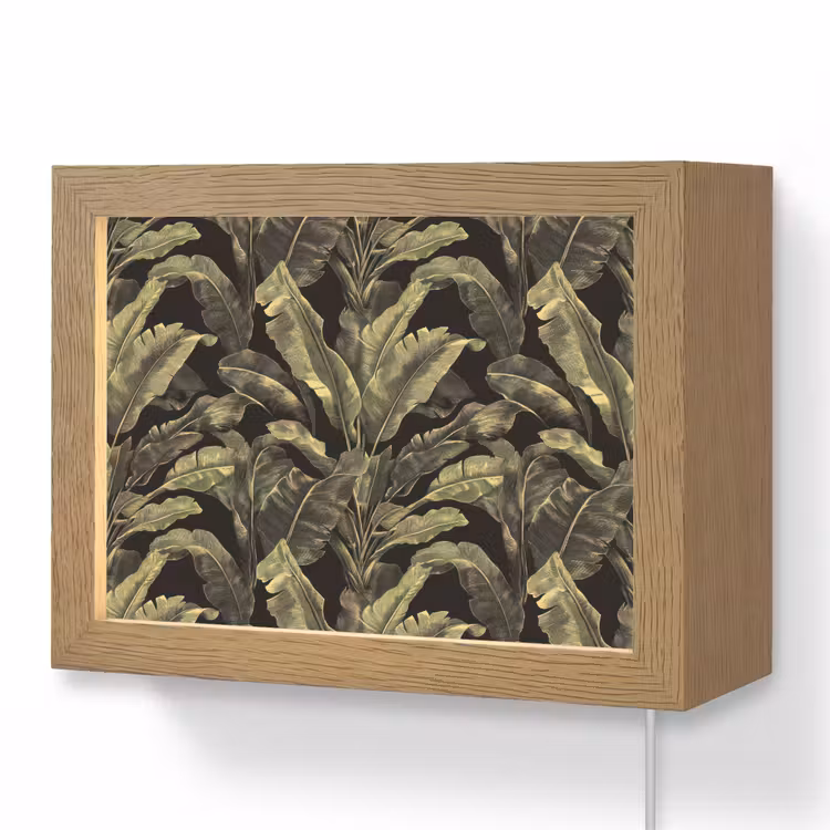 Lightbox - Wandlamp - Botanisch - Bladeren - Groen — 1