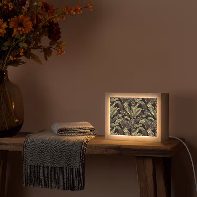 Lightbox - Wandlamp - Botanisch - Bladeren - Groen — 5
