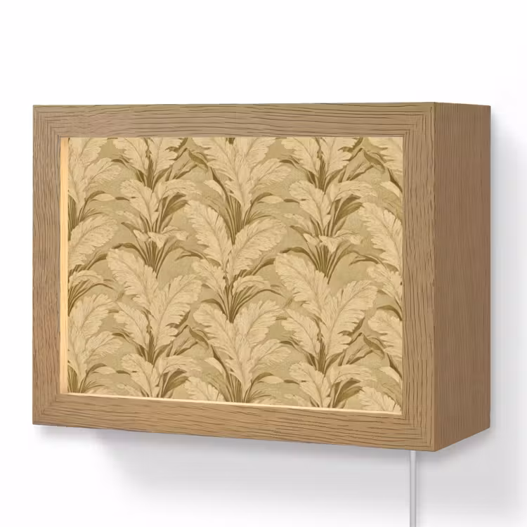 Lightbox - Wandlamp - Palmbladeren - Klassiek - Groen — 1