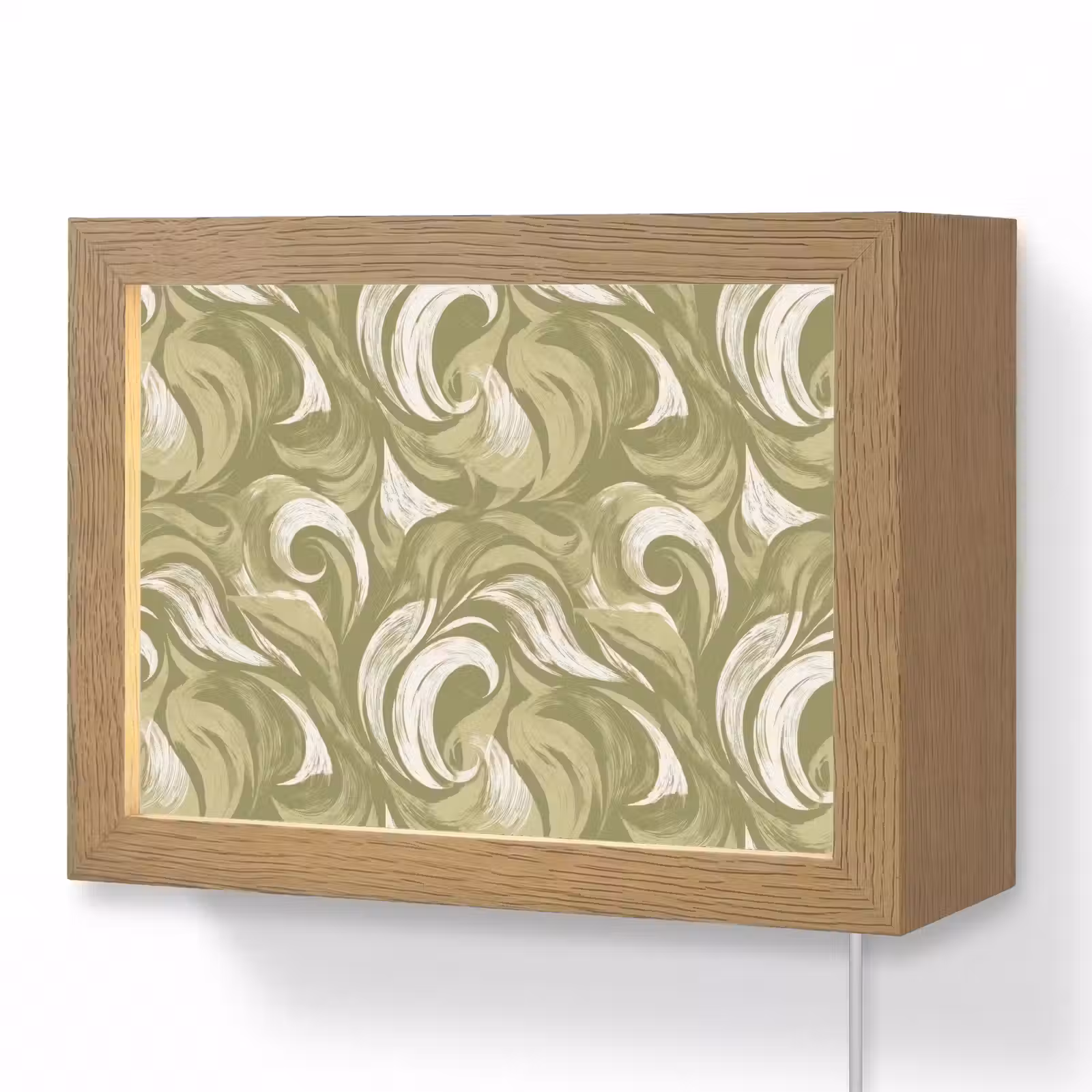 Lightbox - Wandlamp - Abstract - Textuur - Groen — 1