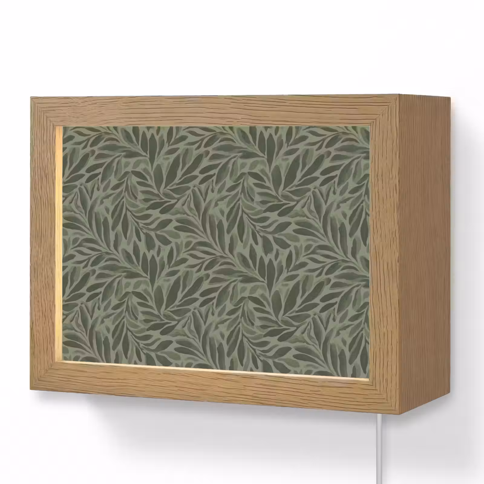 Lightbox - Wandlamp - Bladeren - Organisch - Groen — 1