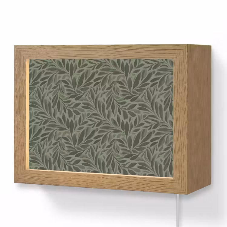 Lightbox - Wandlamp - Bladeren - Organisch - Groen — 1