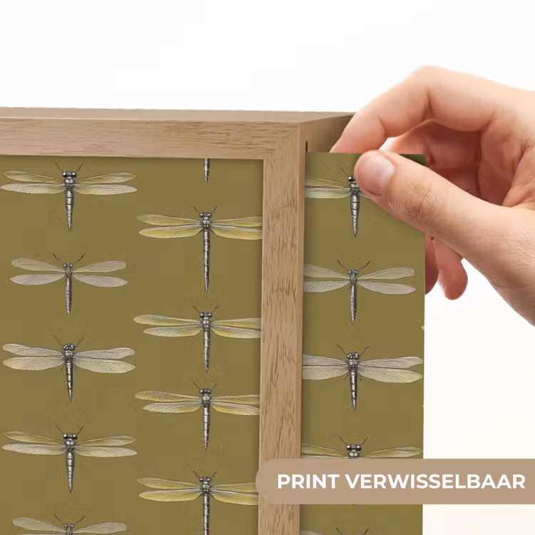Lightbox - Wandlamp - Libellen - Patroon - Groen — 6
