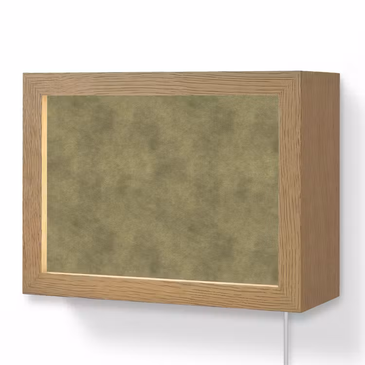 Lightbox - Wandlamp - Textuur - Abstract - Groen — 1