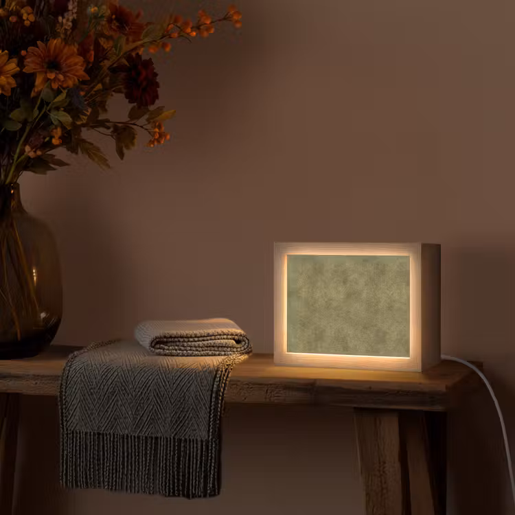 Lightbox - Wandlamp - Textuur - Abstract - Groen — 5