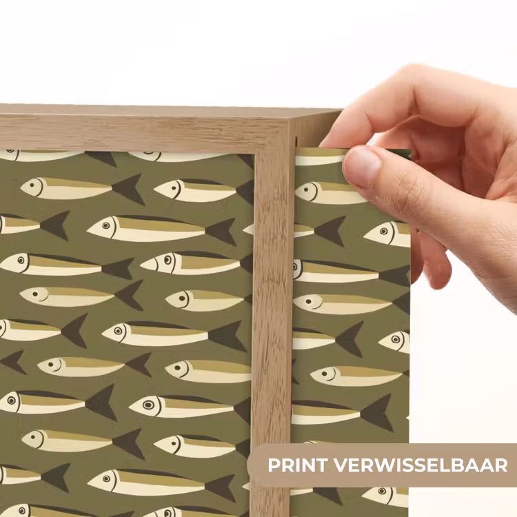 Lightbox - Wandlamp - Vis - Patroon - Groen — 6