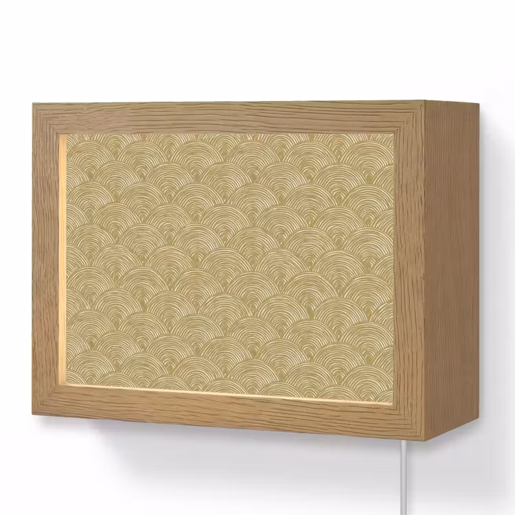 Lightbox - Wandlamp - Waaier - Geometrisch - Groen — 1