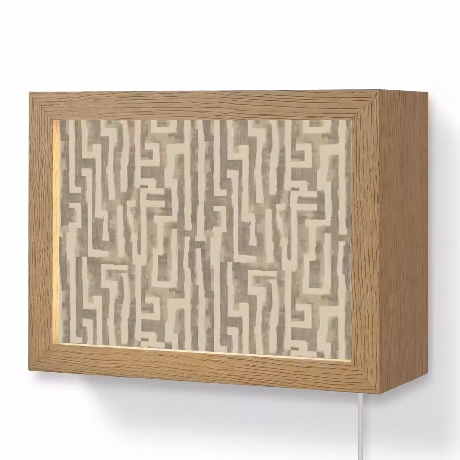 Lightbox - Wandlamp - Abstract - Geometrisch - Groen — 1