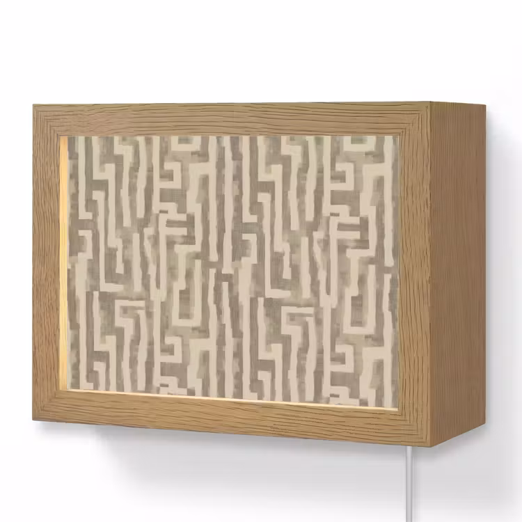 Lightbox - Wandlamp - Abstract - Geometrisch - Groen — 1