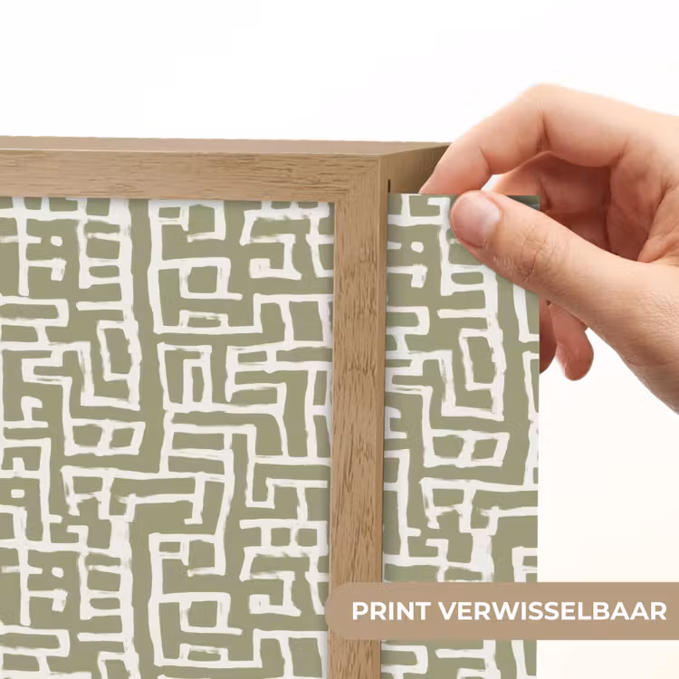 Lightbox - Wandlamp - Grafisch - Patroon - Groen — 6