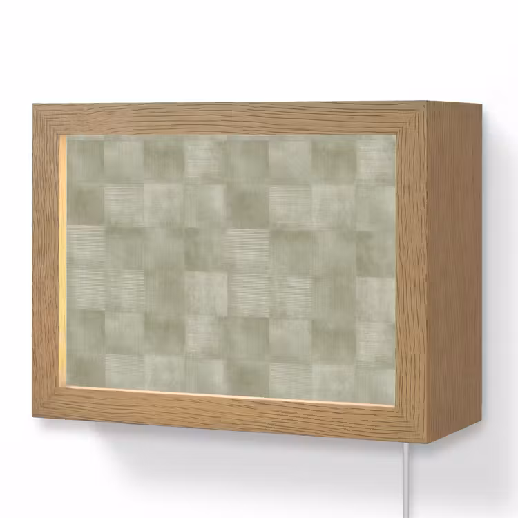 Lightbox - Wandlamp - Vlakken - Rustiek - Groen — 1
