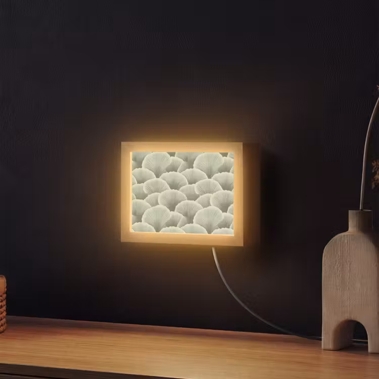 Lightbox - Wandlamp - Waaier - Blad - Groen — 2