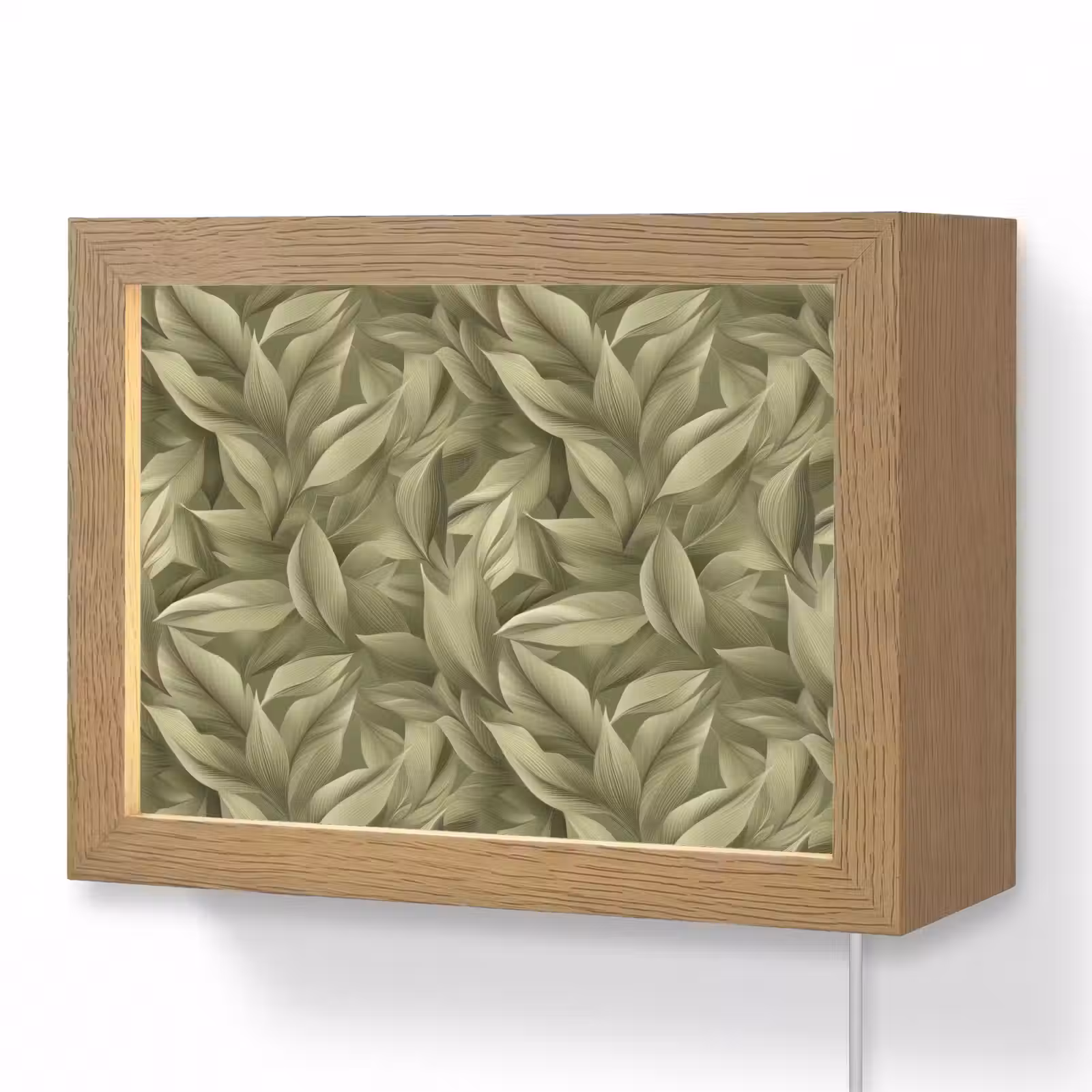 Lightbox - Wandlamp - Bladeren - Modern - Groen — 1