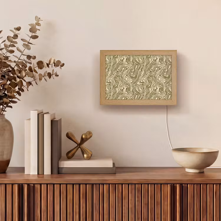 Lightbox - Wandlamp - Abstract - Marmer - Groen — 4