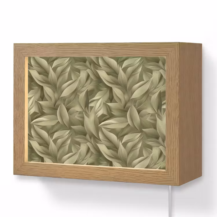 Lightbox - Wandlamp - Bladeren - Modern - Groen — 1