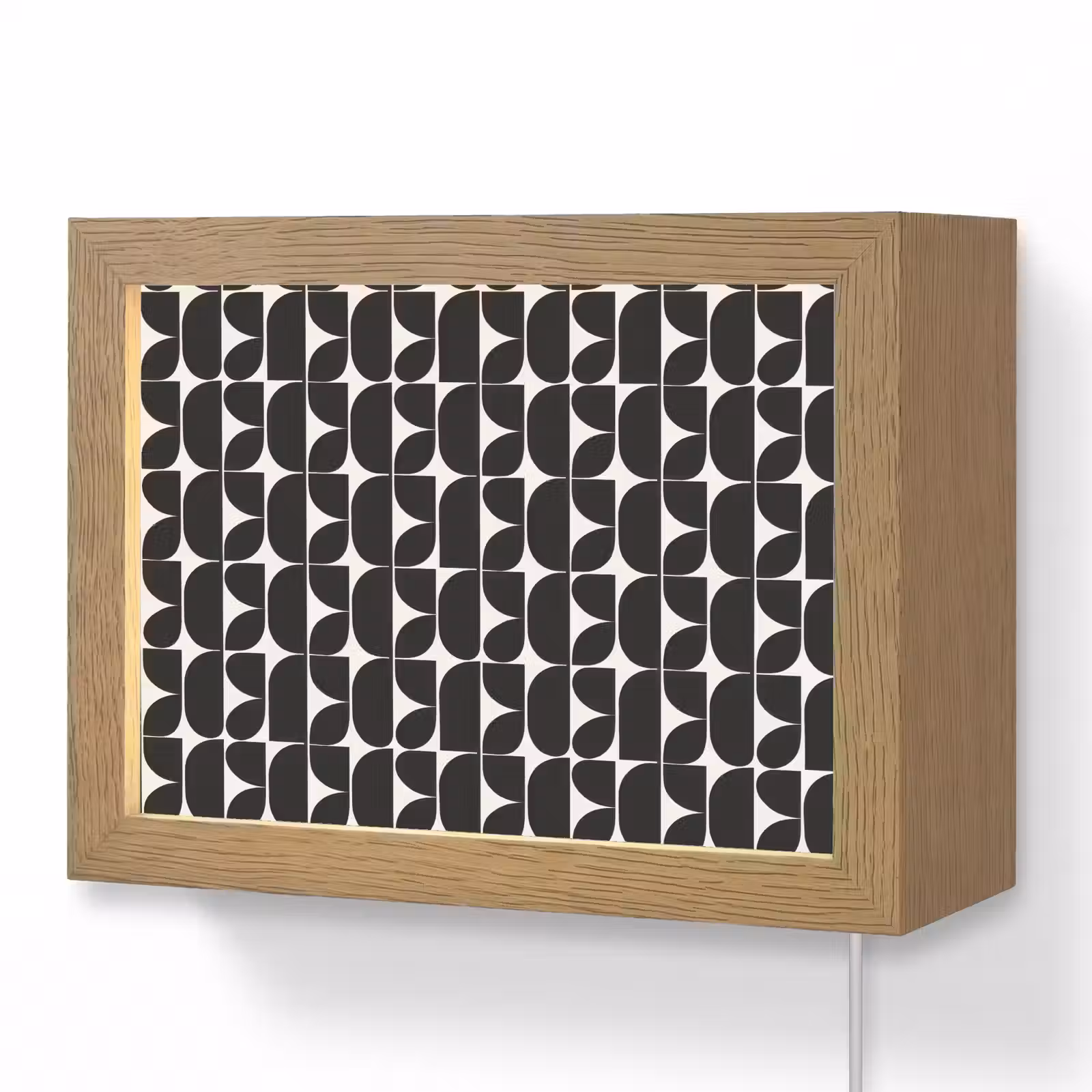Lightbox - Wandlamp - Modern - Geometrisch - Zwart — 1