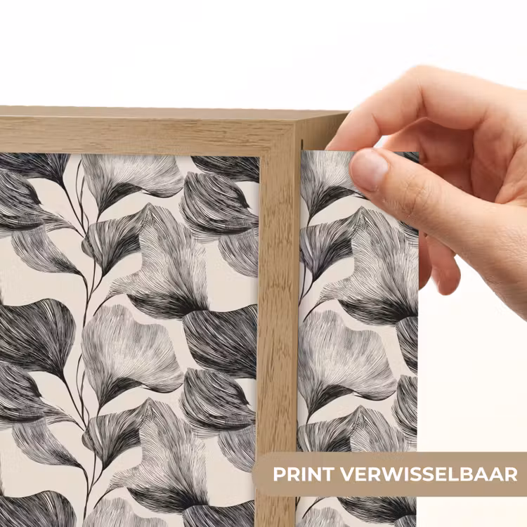 Lightbox - Wandlamp - Botanisch - Bladeren - Zwart — 6