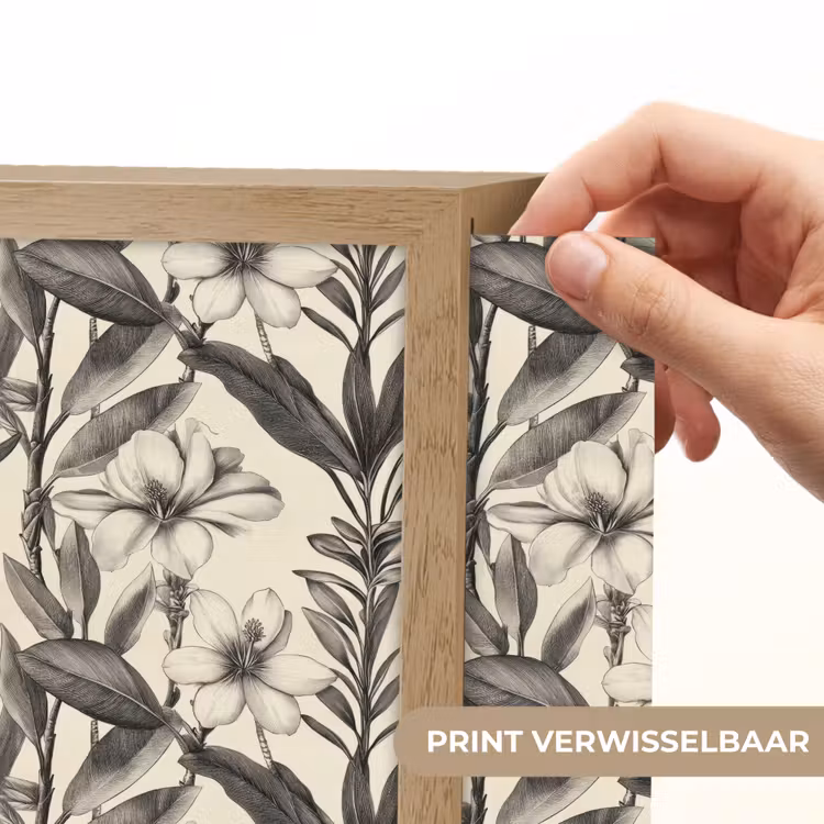 Lightbox - Wandlamp - Klassiek - Botanisch - Zwart - Beige — 6