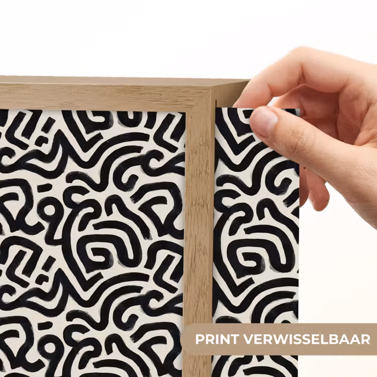 Lightbox - Wandlamp - Modern - Abstract - Zwart — 6