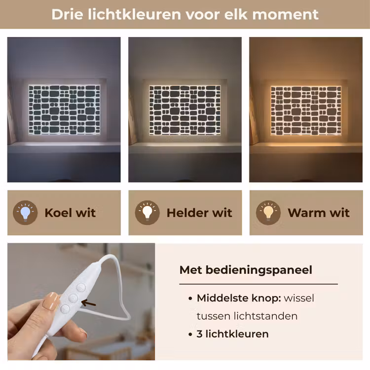 Lightbox - Wandlamp - Modern - Organisch - Zwart — 7