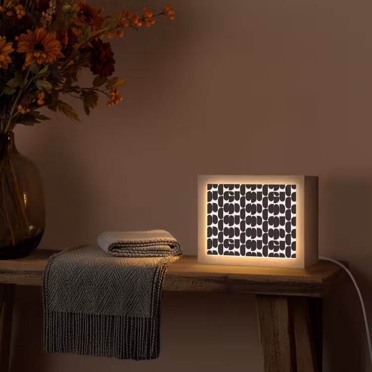 Lightbox - Wandlamp - Modern - Patroon - Zwart — 5