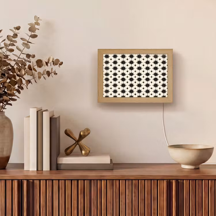 Lightbox - Wandlamp - Stervormen - Geometrisch - Zwart — 4