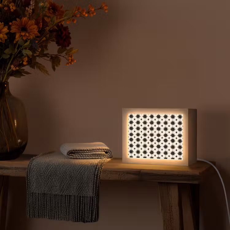 Lightbox - Wandlamp - Stervormen - Geometrisch - Zwart — 5